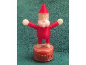 kabouter wesley spingere burattino gnome push di marionette 3d print model - Mito3D