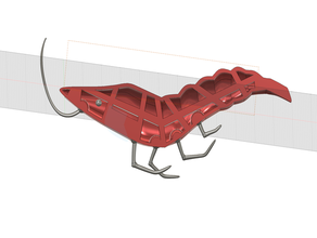 fishing lure like shrimp i'll make official ver public soon fish 3d print model - Mito3D