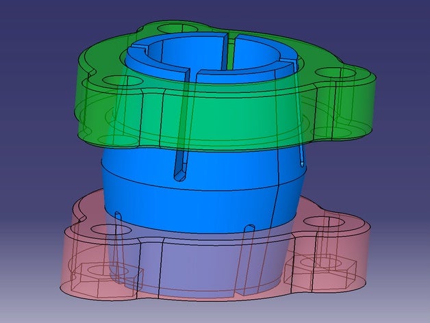 sfu1204 nema17 bağlaştırıcı 3D print model - Mito3D