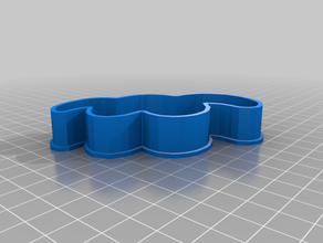 confetti cookie cutter 3d print model - Mito3D