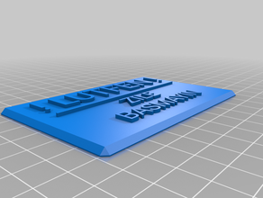 zıl özelleştirilmiş 3d print model - Mito3D