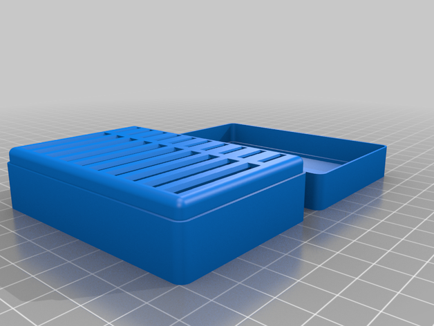 meine Speicherkarte box Deckel 10 slots - customizer kundengebundene 3D print model - Mito3D