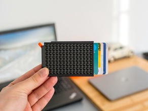 slim tarjeta de crédito la cartera 3d moda Impreso en aljaz aljaztitoric banco bancaria caja del titular estuche para tarjetas dinero bolsillo titoric billetera 3d print model - Mito3D