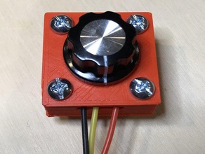 potentiometer montieren 3d print model - Mito3D