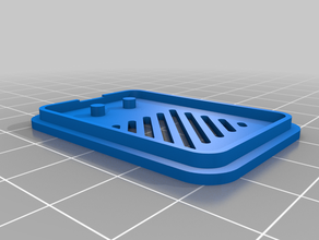 esp32-cam caso remix de volta azul usb fuga 3d print model - Mito3D