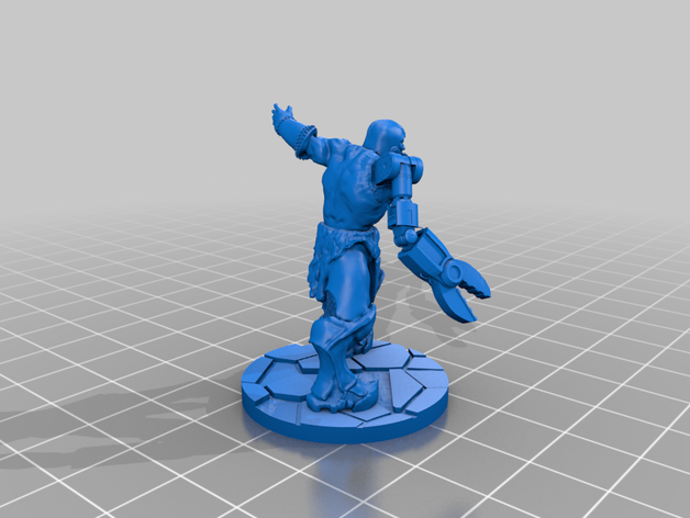 trapjaw quartergolem dnd miniatura dungeons dragons mazmorra de no molestar en wargaming 3D print model - Mito3D