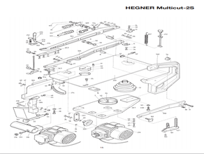 hegner multicut 2s pleuel 3d print model - Mito3D