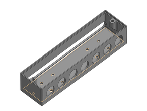 gx16 7 hole junction box 40mm extrusion t nut mount connector cr10 extension 3d print model - Mito3D