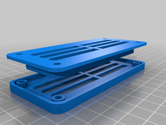 90x30mm muhafaza karbon filtrelenmiş alım havalandırma 1 4 panel by kooperatiflerson özelleştirilmiş 3d print model - Mito3D