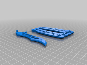 butterfly-Messer 3d print model - Mito3D