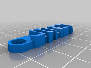 il mio messaggio personalizzato portachiavi - jincy su misura 3d print model - Mito3D