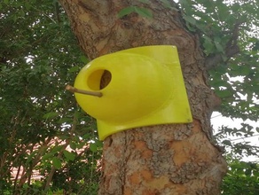 orb árvore birdhouse casa de passarinho esfera 3d print model - Mito3D