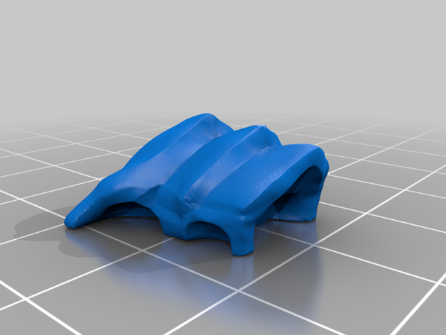 space bug carapace 3D print model - Mito3D