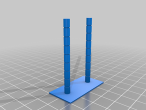 faster calibration tower 3d print model - Mito3D