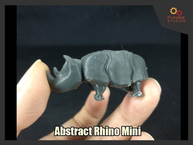 resumo rhino mini 3D print model - Mito3D