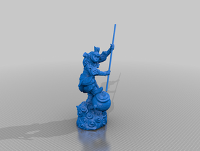 monkey king clava personale 3d print model - Mito3D