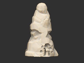große Schrein totem statue Fabel 3d print model - Mito3D