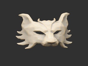maskerade-Masken, x4 Fabel Maske maskerade 3d print model - Mito3D
