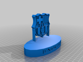 escudo barcelona 3d print model - Mito3D