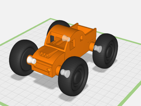 auto giocattolo mostro ruota del camion ragazzi monster monstertruck bambino toycar i giocattoli la ruote 3d print model - Mito3D