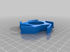 spool adapter 32x74 5 arm left customized 3d print model - Mito3D