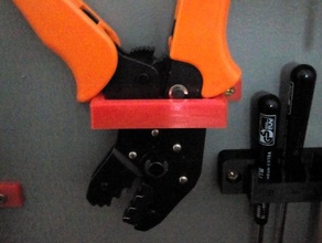 sn-28b crimping tool wall mount - holder crimpzange sn28b 3d print model - Mito3D