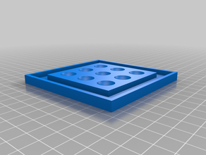 geprägt nass-Palette wetpalette 3d print model - Mito3D