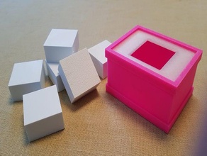 quadra de quebra-cabeça 3d print model - Mito3D