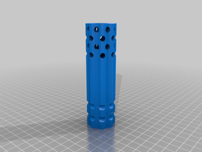 nerf talon claw caliburn muzzle brake blaster foam 3d print model - Mito3D
