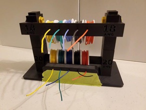 bobine de fil tour modulaire personnalisé l'électronique electronics workbench passe-temps spool-titulaire support le stockage les fils fer en bobines titulaire l'atelier organisateur 3d print model - Mito3D