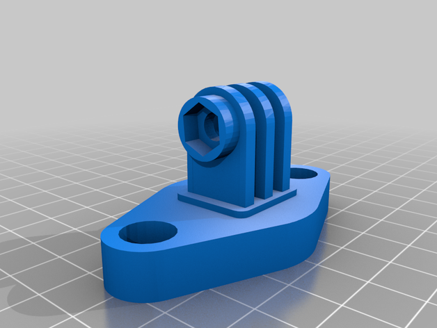 go pro ram mount 3D print model - Mito3D