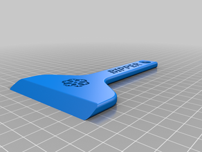 rascador de hielo peugeot bípper scratchr 3d print model - Mito3D