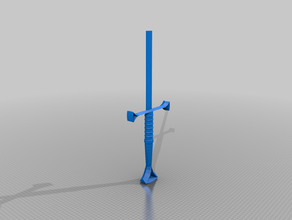 narsil kabza Yüzüklerin Efendisi aragorn elessar ısildur kılıç 3d print model - Mito3D