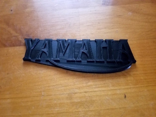 yamaha logo swoosh xs650 autres 3D print model - Mito3D