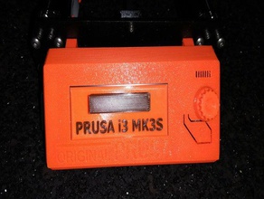 prusa i3 mk3 s lcd cover mk3s 3d print model - Mito3D
