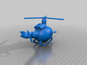 toy helicopter kids 3d rc toys 3d print model - Mito3D