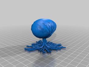 eggtree roots 3d print model - Mito3D
