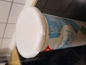 Joghurt-Deckel - 95 mm deckel joghurt 3d print model - Mito3D