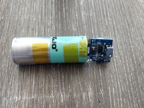 18650 bateria do banco caso a carregador de telefone usb 3d print model - Mito3D