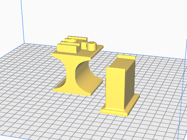 brio ikea train connecteur pont rail de chemin fer compatible piste le suspendu jouet 3D print model - Mito3D