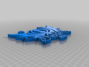 sikh khanda 3d print model - Mito3D