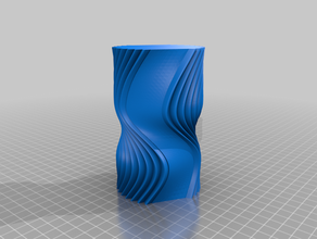 vase 64 container Bleistift-Halter vase-Modus 3d print model - Mito3D