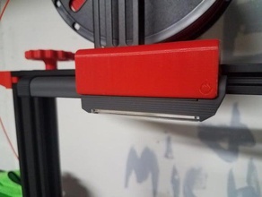 ender 3 magnetic led mount 3d printing flashlight 3d print model - Mito3D