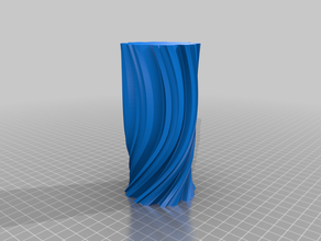 vase 61 container Bleistift-Halter spiral 3d print model - Mito3D