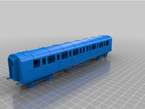 gwr first class carriage 3d print model - Mito3D