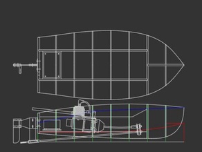 1940 barril de volta barco planos 1 a 4 da escala 3d print model - Mito3D