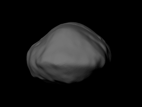 2867 teins escala de um a 200 mil asteróide asteróides astronomia cinturão principal o matlab do modelo em sistema solar espaço stein 3d print model - Mito3D