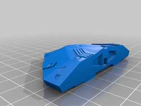 elite perigosa cobra mk iii de impressão otimizada nave espacial 3d print model - Mito3D