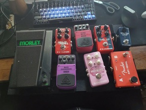 guitar effects pedalboard build your own 3d print model - Mito3D