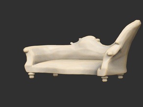chaise lounge fable 3d print model - Mito3D